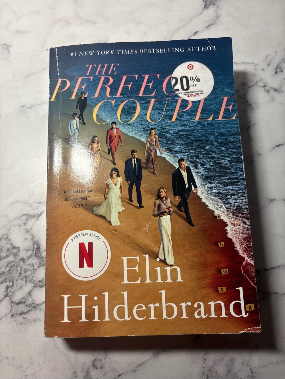 Elin Hilderbrand The Perfect Couple - Ocean Blue & Sand Paperback